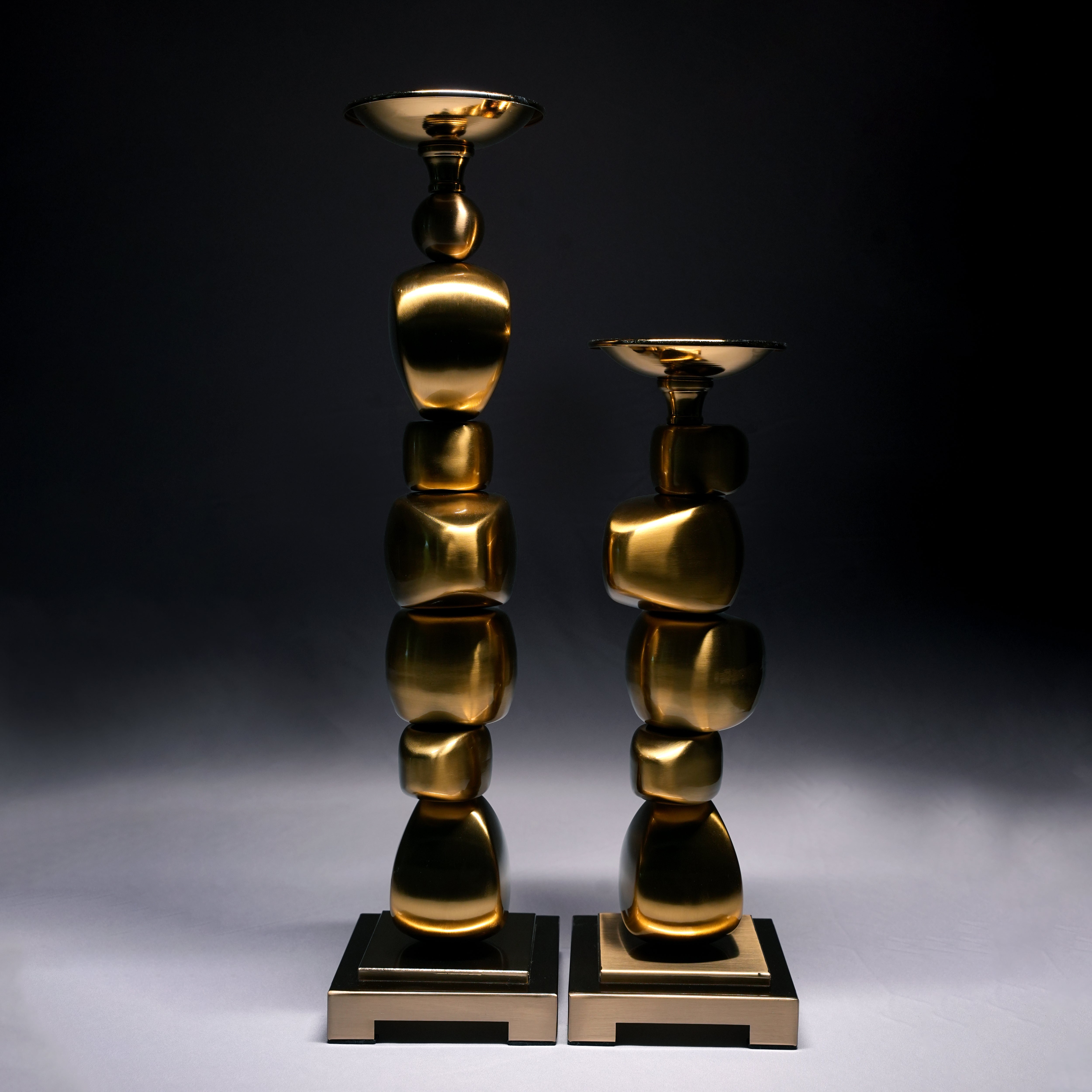 Gold Drama Set – Luxury Candle Holder Set