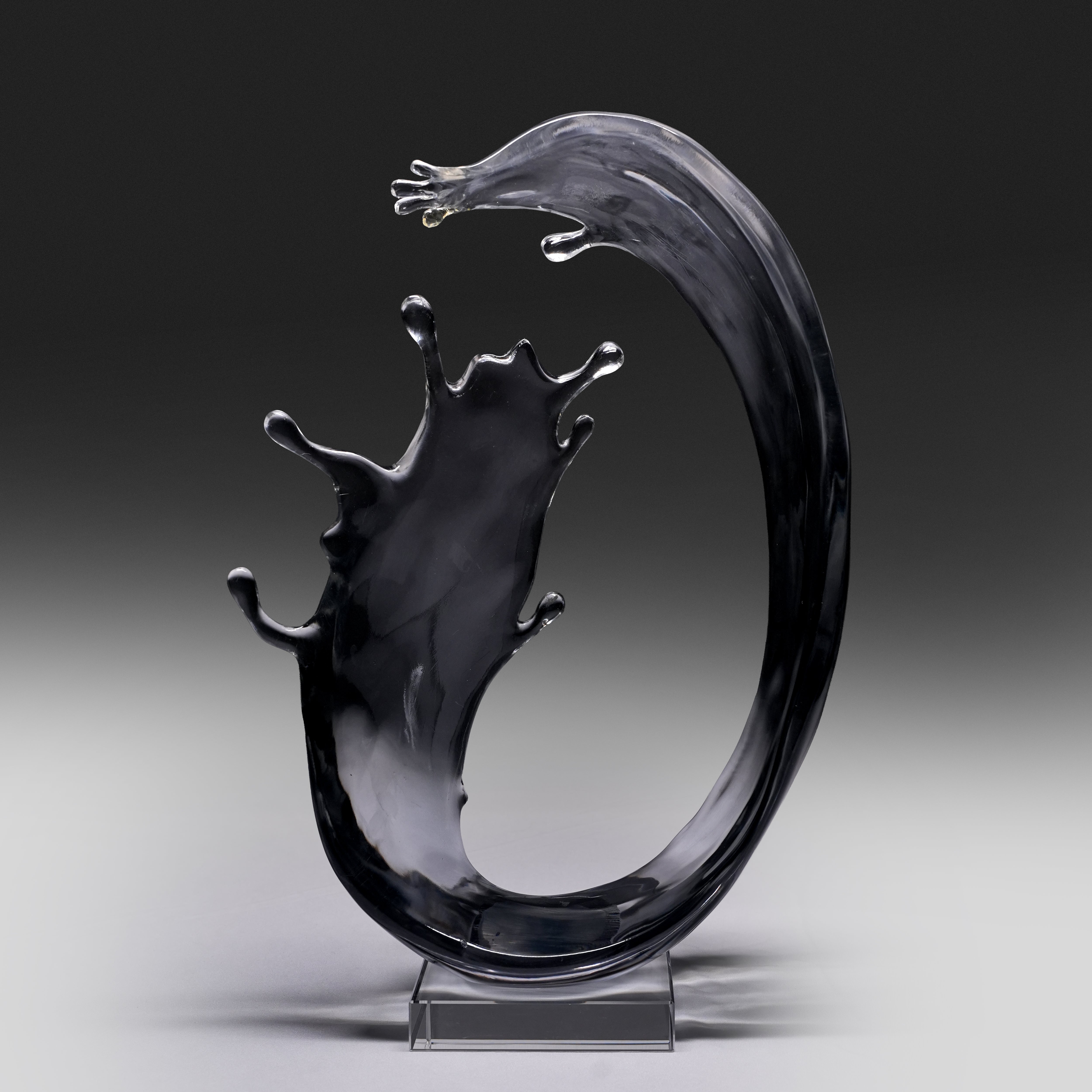 FLUIDITY — Abstract Wave Sculpture